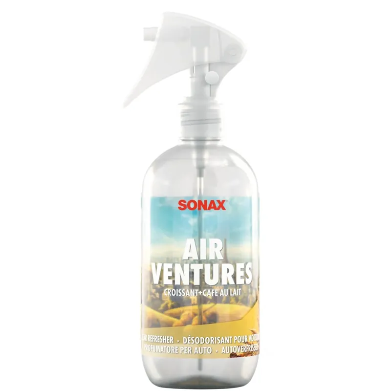 Beperkt Aanbod SONAX AIRVENTURES Croissant + Café au Lait - Auto Parfum Spray 300ml